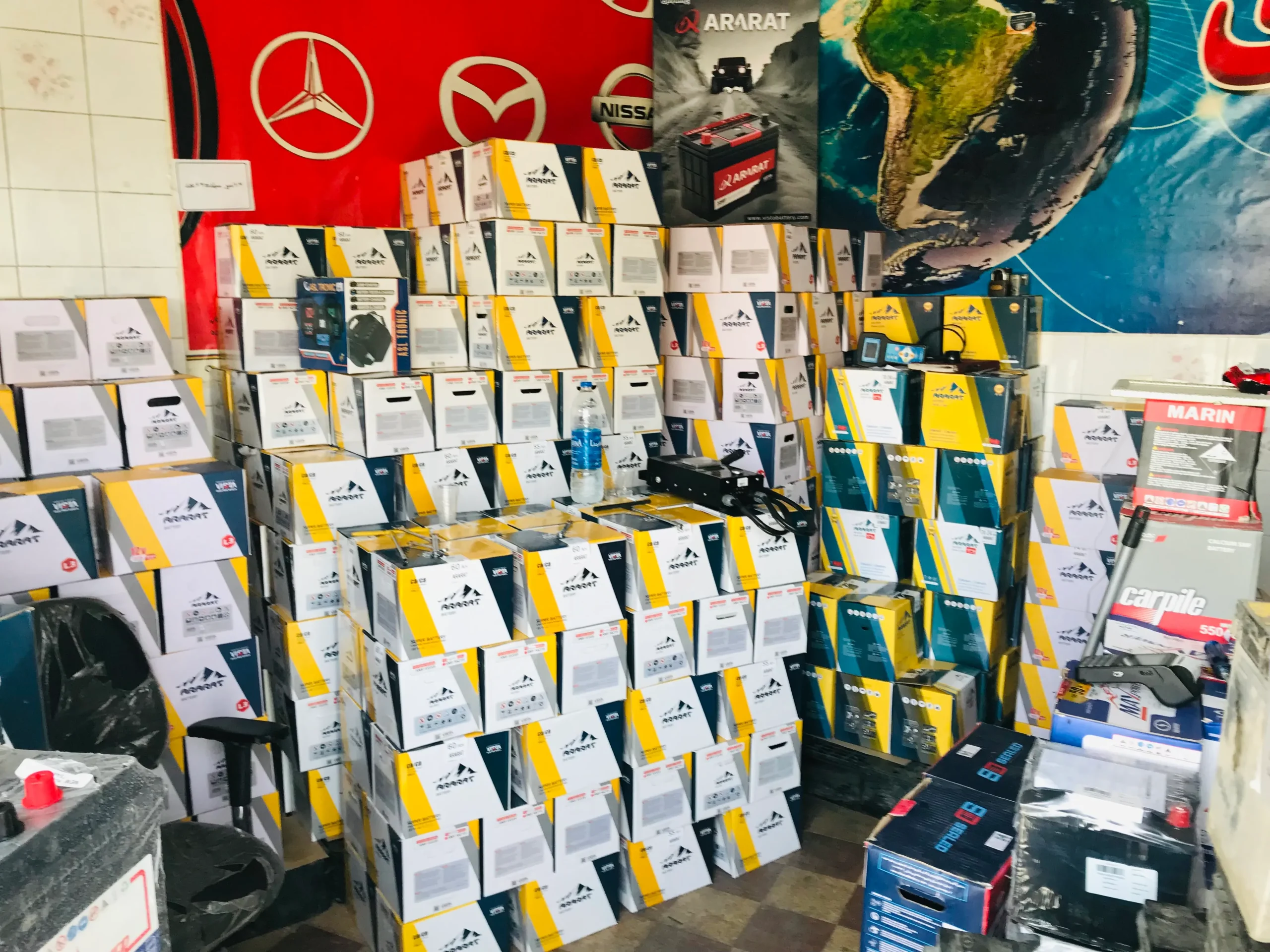 خرید باتری و نصب در محل شیراز